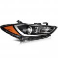 Ocpty Headlight Assembly Passenger Side Replacement For Hyundai Elantra 2017-2018 Bulbs Not Included