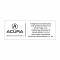 Ipick Image For Acura Integra Dual Logo In 3d On Mirror Chrome Stainless Steel License Plate
