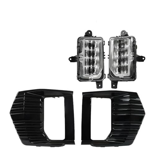 Fog Lights Left And Right Clear Black Replacement For Yukon 2021 2022 2023 Led Front Lamp Assembly Gm1038263 Gm1039263