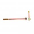 Prime-line Hex Head Cap Screws Grade 8 7 16 In -14 X Yellow Zinc 5 Pack
