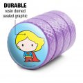 Superman Supergirl Cute Chibi Character Tire Rim Wheel Aluminum Valve Stem Caps