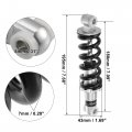 X Autohaux Rear Shock Absorber 180mm 750lbs Damper For Gas Scooter Electric Bike Dirt 47cc 49cc Atv Quad Mini Pocket Silver