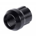 Ocpty Lug Nuts 20pcs 1 Inch Tall 2 X20 Black Chrome Tuner Racing With Key Fits Ford Lincoln For Mercury 1980-2014