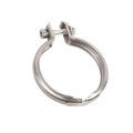 Exhaust Clamp For Buick Encore 2013 To 2021 Silver Stainless Steel 3 39 In Main Piping Diameter And 0 31 Thread