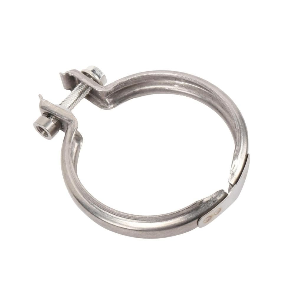 Exhaust Clamp For Buick Encore 2013 To 2021 Silver Stainless Steel 3 39 In Main Piping Diameter And 0 31 Thread