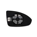 Driver Side Door Mirror Glass For Chevy Cruze Limited 2016 Heated Electric Adjustment Silver Rectangular Plastic Clip On