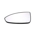 Driver Side Door Mirror Glass For Chevy Cruze Limited 2016 Heated Electric Adjustment Silver Rectangular Plastic Clip On