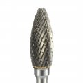 Uxcell Double Cut Tungsten Carbide Rotary File 15 32-inch Head 6mm Shank Flame Shaped
