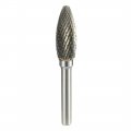 Uxcell Double Cut Tungsten Carbide Rotary File 15 32-inch Head 6mm Shank Flame Shaped
