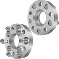 1 In Wheel Spacers 5x4 Bore 64 1mm For Acura Ilx 2013 2021 Hubcentric 5x114 3 With 12x1 5 Studs Silver 2 Piece Set