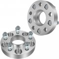 1 In Wheel Spacers 5x4 Bore 64 1mm For Acura Ilx 2013 2021 Hubcentric 5x114 3 With 12x1 5 Studs Silver 2 Piece Set