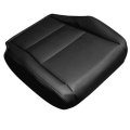 Front Driver Side Bottom Replacement Seat Cover Microfiber Leather Black For Honda Accord 2008 2009 2010 2011 2012 Custom Fit 