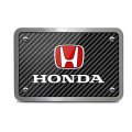 Ipick Image Made For Honda Logo In Red Uv Graphic Carbon Fiber Texture Billet Aluminum 2 Inch Tow Hitch Cover