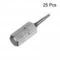 Uxcell Torx Bits 1 4 Inch Hex Shank 25mm Length Magnetic Screwdriver T6 Screw Driver Bit S2 Alloy Steel 25pcs