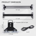Xridonsen 2 In 1 Emergency Strobe Traffic Advisor Light Bar 144 Led Warning Hazard Safety Interior Windshield Dash Lights Deck
