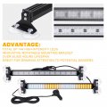 Xridonsen 2 In 1 Emergency Strobe Traffic Advisor Light Bar 144 Led Warning Hazard Safety Interior Windshield Dash Lights Deck