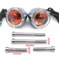 Httmt- Clear Rear Turn Signal Light Indicator Compatible With H-d Sportster Xl883 Xl1200 Fxd Fxst P N Mt224-021-cd Cl