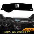 Hyzijin Car Dashboard Dash Board Cover Mat Carpet Compatible For Bmw 5 Series Gt F07 2010-2019 528i 535i 550i Left Hand Drive
