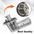 Anxingo 902-852 Aluminum Thermostat Replacement For Dodge Durango 2011-2015 5184651ah Eep Grand Cherokee Wrangler 2012-2017 Jk