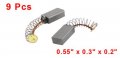 Uxcell 9pcs 14mm X 8mm 5mm Electric Motor Carbon Brushes