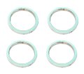 4 Pack K L Exhaust Gaskets 16-6063 Fits Suzuki Dr-z125 Dr-z250 Dr125 Ds80 Gn125 Gs250 Gs300 Gs550 Gs650 Gs700 Gs750 Gsx-r1100 
