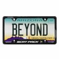 Ipick Image Made For Dodge Scat-pack Full Color Black Real Carbon Fiber 50 States License Plate Frame