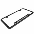 Ipick Image Made For Dodge Scat-pack Full Color Black Real Carbon Fiber 50 States License Plate Frame
