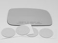 07-11 Toy Camry 04-08 Solara Right Passenger Convex Mirror Glass Lens Fits Usa Built Models Only Vin Starts W 1 4 5 Adhesive No 