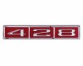 Auto Krafters Compatible Replacement For 428 Emblem Front Fender 1968-69 Galaxie Ltd Xl Torino Cobra C8az-16228b