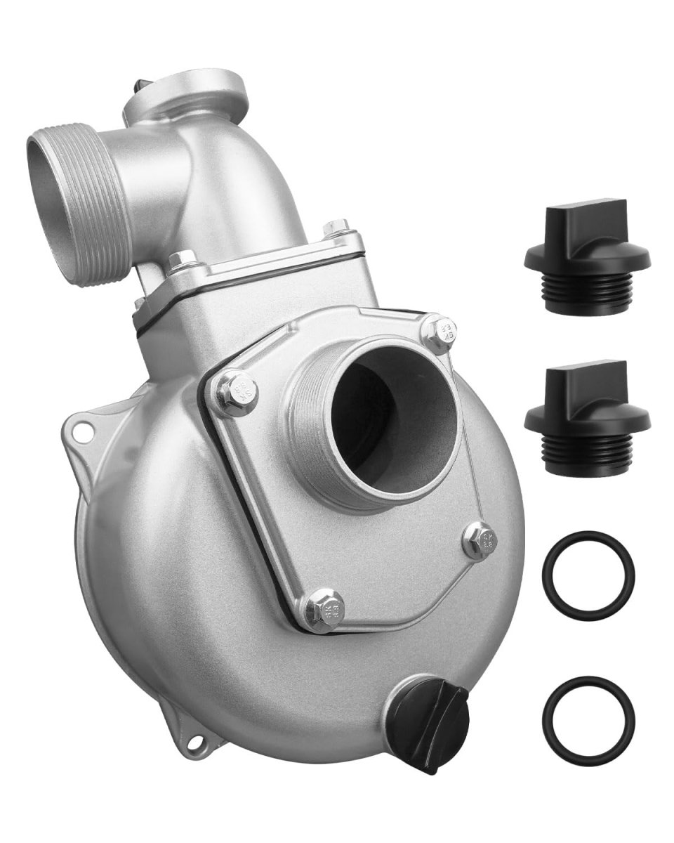 2 In Water Pump Body Housing Aluminum With 4 Plugs For Predator Pacific Hydrostar Gasoline Engine Model Awp50 A-ipower And