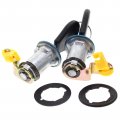 Autokay 2pcs Left Right Door Lock Set W Key Fit For Nissan Pickup Hardbody D21 Navara King Cab 1986-1998 Models Replace
