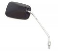 Rectangular Moped Scooter Screw In Mirror 8mm Long Stem