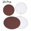 Uxcell 6 Psa Sanding Discs 120 Grits Self Stick Aluminum Oxide Sandpaper For Random Orbital Sander Wood Metal Dry Polishing