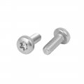 Uxcell M6 X 16mm 316 Stainless Steel Round Torx Head Machine Screw Silver Tone 10pcs