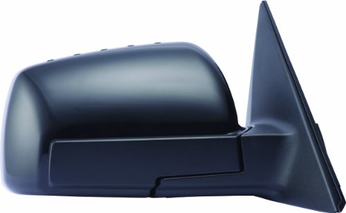 Passenger Side Mirror For Kia Soul Black Ptm Foldaway Heated Power Convex Glass Door Mount Part Number 75513k