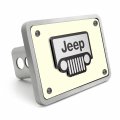 Ipick Image Made For Jeep Grill 3d Logo Glow In The Dark Luminescent Billet Aluminum 2 Inch Tow Hitch Cover