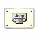 Ipick Image Made For Jeep Grill 3d Logo Glow In The Dark Luminescent Billet Aluminum 2 Inch Tow Hitch Cover