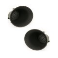 Fog Light Covers For Toyota Sequoia 2005 2006 2007 Front Driver And Passenger Side Pair Black Replacement To2599106 To2598106 