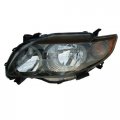 Partomotive For 09-10 Corolla North America Built Headlight Headlamp Head Light Lamp With Bulb Left Driver Side 