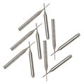 10pcs 0 9mm Cutting Cnc Pcb End Mill Engraving Bits 1 8 Shank 