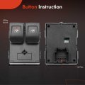 A-premium Master Power Window Switch Compatible With Chevrolet Silverado 1500 2014 2016-2018 2500 Hd 3500 Colorado Gmc Sierra