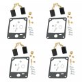 Cicitree 4sets Carburetor Carb Oil Cup Float Repair Kits Compatible For Yamaha Xv1000 1984-1985