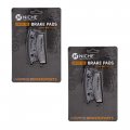 Niche Brake Pad Set For Yamaha Ttr125 Yz80 Yz85 Ttr125l Ttr125le 3un-w0045-00-00 Front Semi-metallic 2 Pack