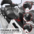 Sautvs Adjustable Folding Rearview Side Mirrors For Polaris Snowmobile Pro-ride Hood Mounted Rear View Mirror Kit Accessories