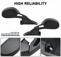 Sautvs Adjustable Folding Rearview Side Mirrors For Polaris Snowmobile Pro-ride Hood Mounted Rear View Mirror Kit Accessories
