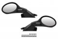 Sautvs Adjustable Folding Rearview Side Mirrors For Polaris Snowmobile Pro-ride Hood Mounted Rear View Mirror Kit Accessories