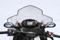 Sautvs Adjustable Folding Rearview Side Mirrors For Polaris Snowmobile Pro-ride Hood Mounted Rear View Mirror Kit Accessories