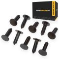 Bumper Fascia Retainer Rear For Cadillac Dts 26 2011 0 43 In Outside Diameter 0 72 Overall Length Black Plastic
