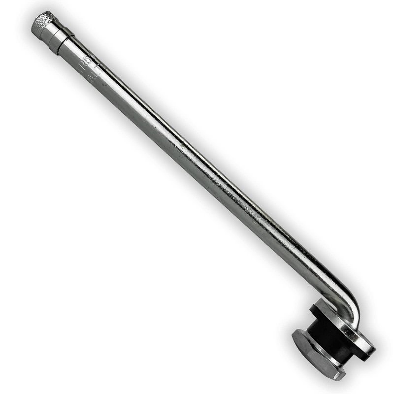 Haltec Ten Tr510 90 Degree 1 2 Inch Bent Truck And Bus Tire Nickel Plated Valve Stems For Drop Center Aluminum Disc Wheels With
