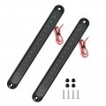 Perfectech Smoke Lens Red 15 Led Trailer Brake Tail Light 10 Bar Stop Turns Waterproof Strip Light For Marine Boats Golf Cart 